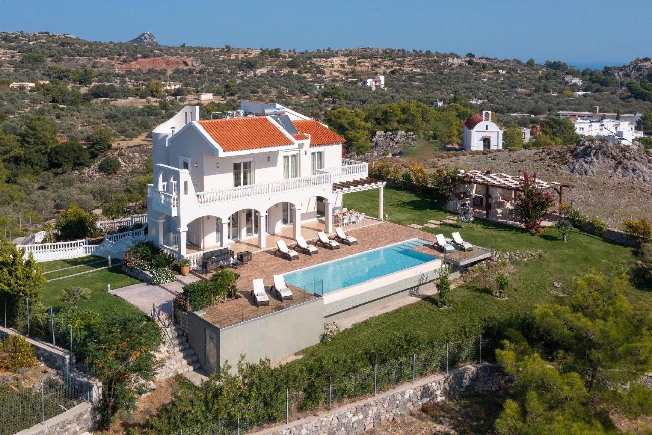 Villa Kamos Archangelos  Bagian luar foto